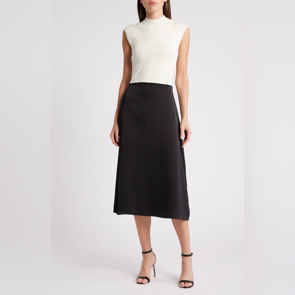 BOSS Ferdola Mixed Media Dress Size XS